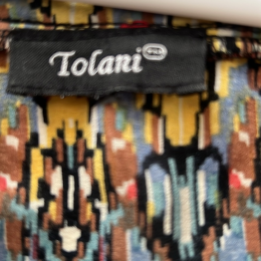 Silk Tolani and cotton Kensi dress both for $12 Medium - Picture 4 of 5
